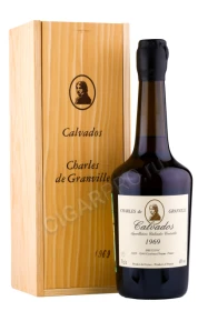 Кальвадос Шарль де Гранвиль 1969г 0.7л в деревянной упаковке