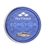 Этикетка Икра Путина зернистая лососевых рыб соленая 113г