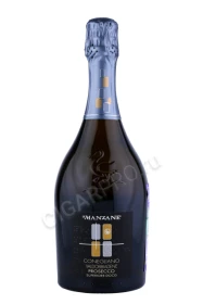 Игристое вино Ла Манзане Просекко Супериоре Конеглиано Вальдоббьядене 0.75л