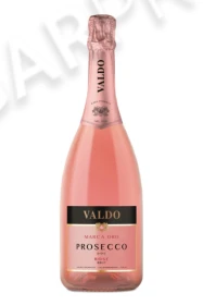 Игристое вино Вальдо Марка Оро Просекко Розе Брют 0.75л в подарочной упаковке