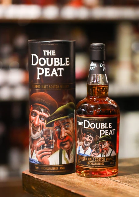 Виски the double peat 0.7л