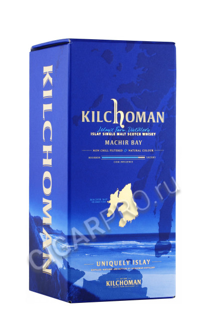 подарочная упаковка виски kilchoman machir bay 0.7л