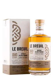 Виски Ле Брей Дюо Де Мальт Бленд Турбэ 0.7л в подарочной упаковке