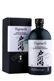Виски Тогучи Джапаниз Сингл Молт 0.7л в подарочной упаковке
