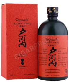 Виски Тогучи Джапаниз Виски Пьюр Молт 0.7л в подарочной упаковке