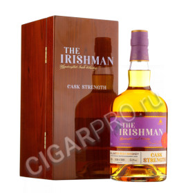 irishman cask strength 0.7l gift box купить виски айришмен каск стренгс 0.7 л. в дер/ящ. цена