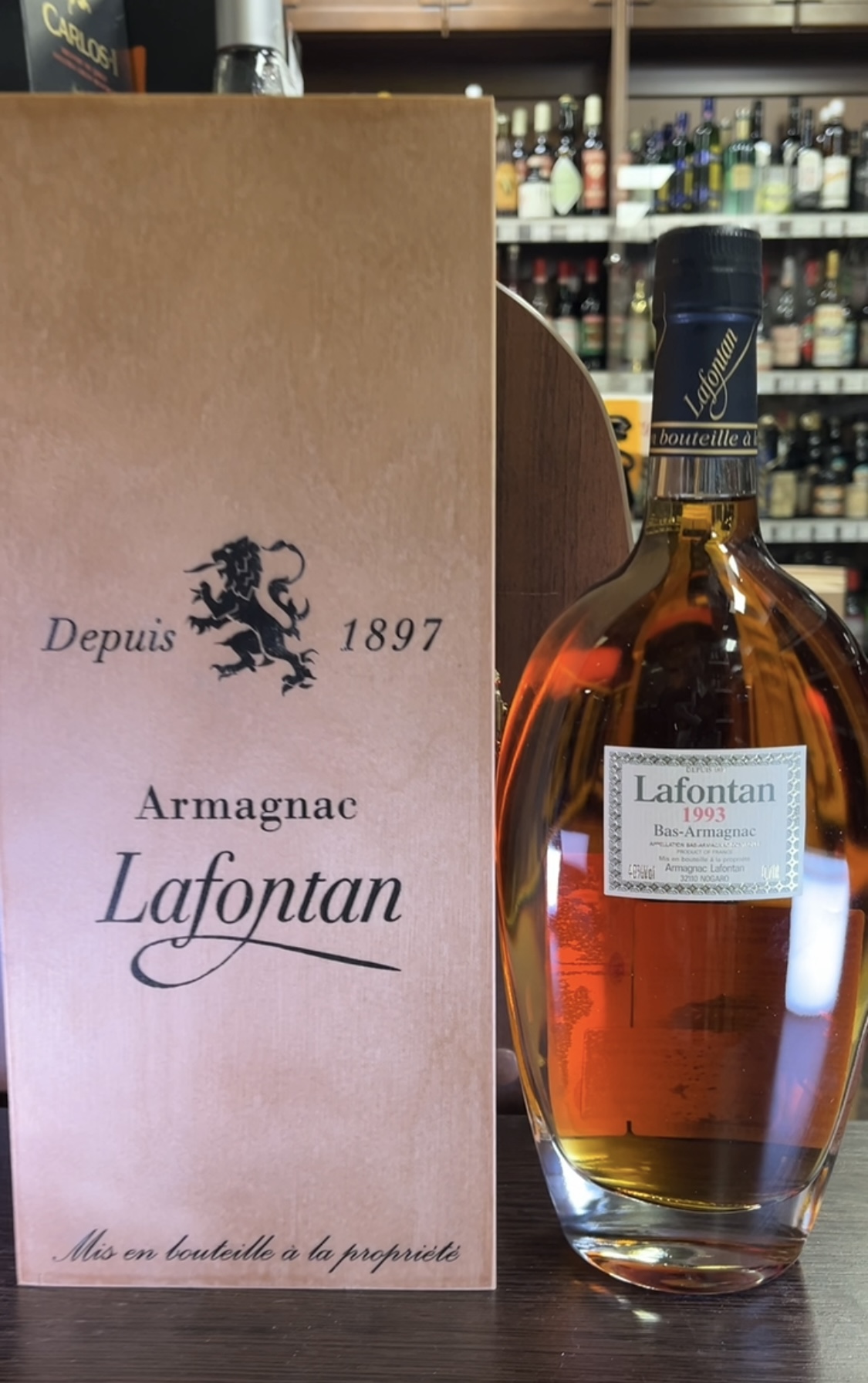 Armagnac Lafontan 1993 years Арманьяк Лафонтан 1993г 0.7л