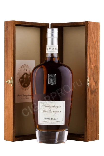 Dartigalongue Hors D'Age Bas Armagnac 2006 Арманьяк Дартигалон Ор д`аж Ба Арманьяк 2006г 0.7л в деревянной упаковке