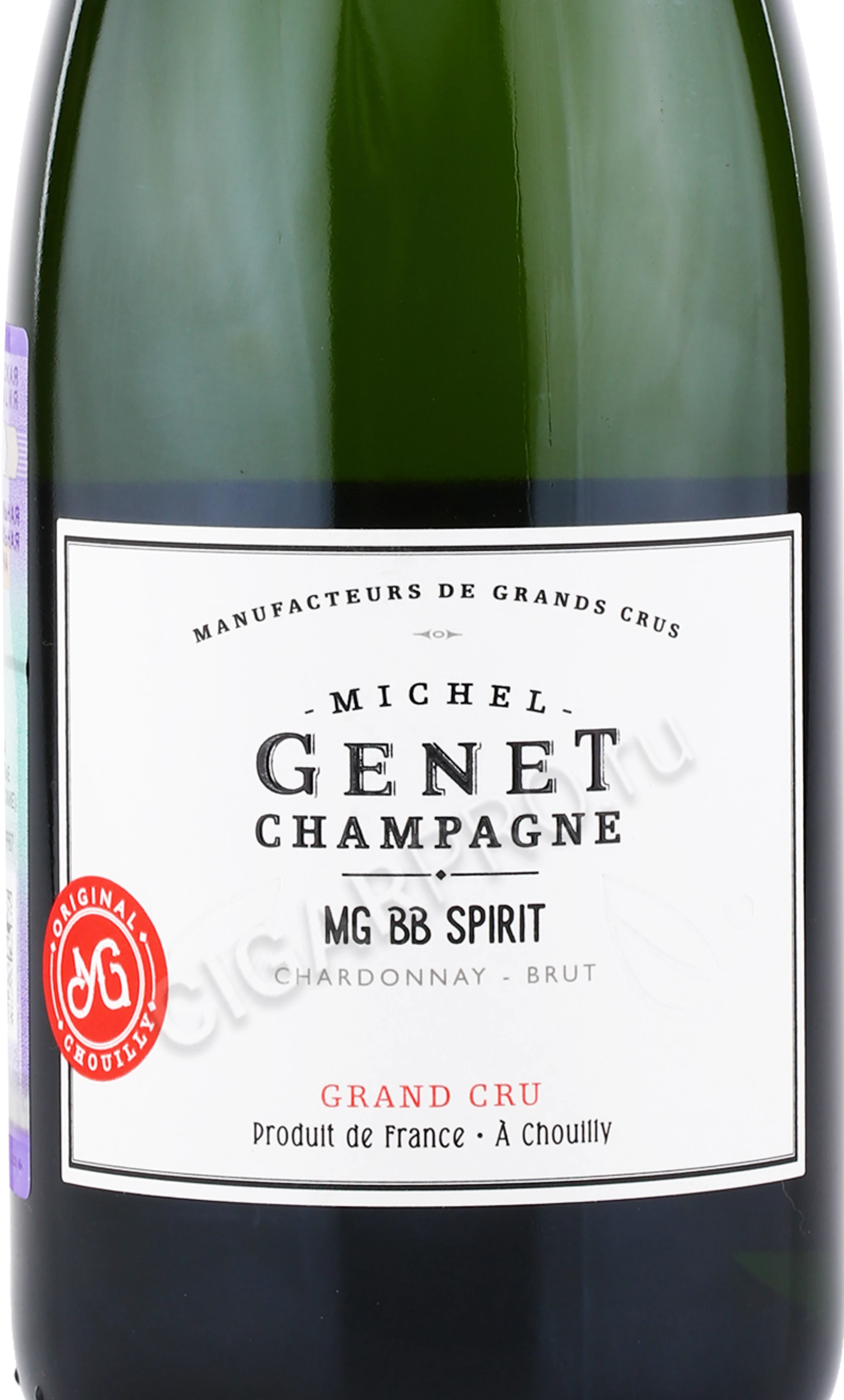 Champagne Michel Genet MG BB Spirit Grand Cru Brut купить Шампанское  Шампань Мишель Жене Гран Крю МГ ББ Спирит 0.75л цена