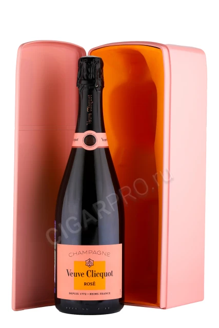 Veuve Clicquot Ponsardin Rose SMEG 2019 Шампанское Вдова Клико Понсардин Розе 2019г 0.75л в металлической подарочной упаковке