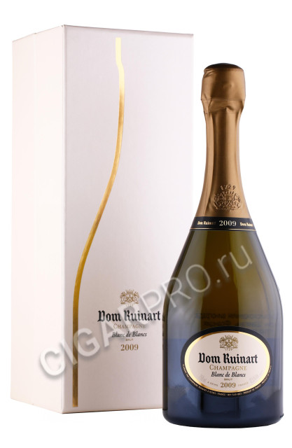 шампанское ruinart blanc de blans 2007г 0.75л в подарочной упаковке