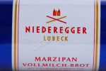 Этикетка Батончик Niederegger Vollmilchbrot в молочном шоколаде 125г