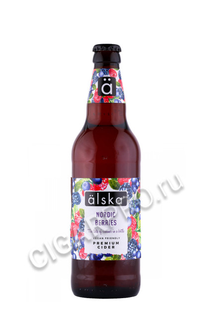 сидр alska nordic berries 0.5л