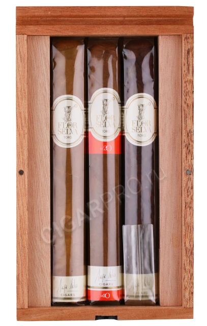 Набор Flor De Selva Toro Trio SET of 3 cigars