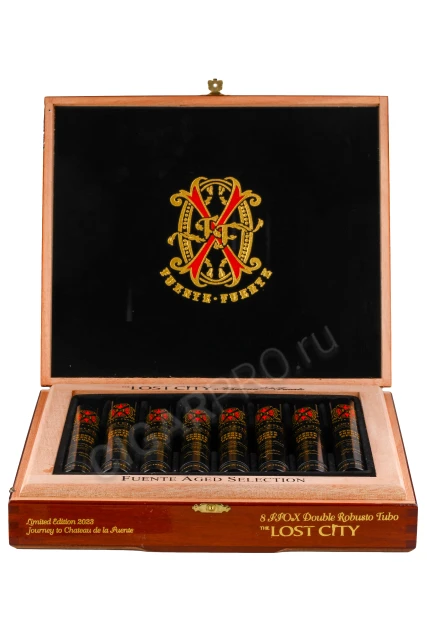 Сигары Arturo Fuente FFOX Fuente Fuente Opus X Lost City Double Robusto Tubos