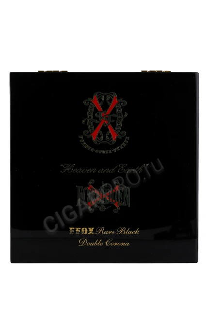 Подарочная коробка Сигар Arturo Fuente FFOX Fuente Fuente Opus Х Heaven and Earth Rare Black Double Corona