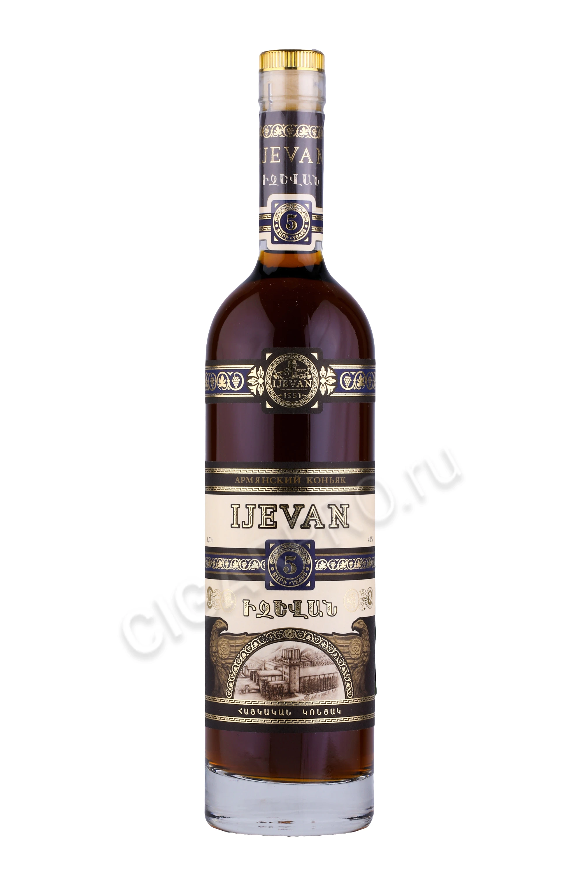 Cognac ijevan 5 years купить Коньяк Иджеван выдержка 5 лет 0.7л в  подарочной упаковке цена