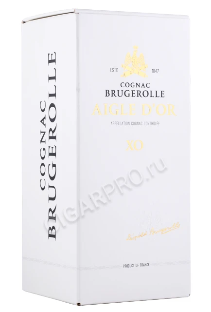 Подарочная коробка Коньяк Брюжероль Игл Д ор ХО 0.7л