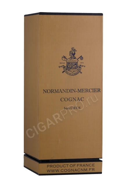 Подарочная коробка Коньяк Норманден Мерсье Пти Шампань 1976г 0.5л