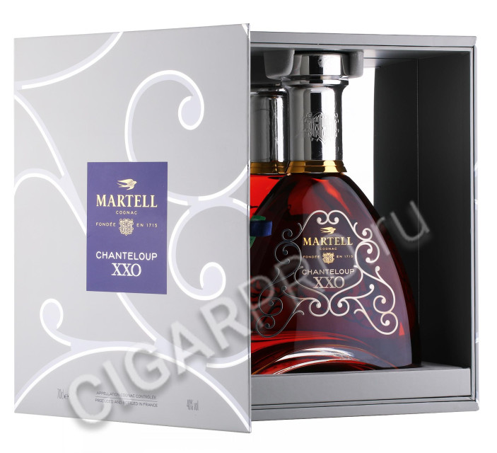 подарочная упаковка коньяк martell chanteloup xxo 0.7л