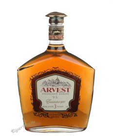 cognac arvest vs 3 years коньяк арвест в.с. 3года