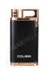 Зажигалка сигарная Colibri Belmont, черная-розовое золото LI200C12