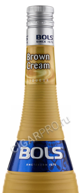 этикетка bols brown cream 0.7 l