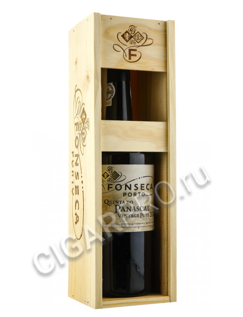 подарочная упаковка этикетка fonseca quinta do panascal vintage port 2004 0.75 l