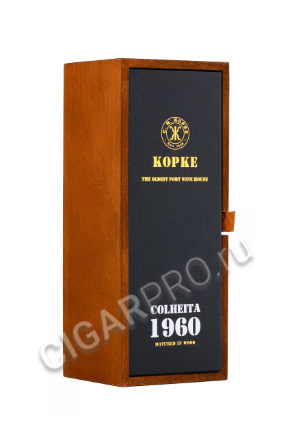 подарочная упаковка kopke colheita 1960 porto 0.75л