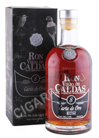 ром viejo de caldas carta de oro anejo 8 anos 0.7л в подарочной упаковке