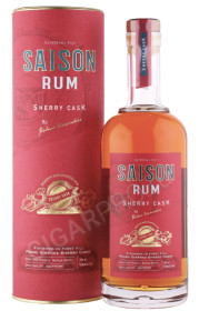 ром saison sherry cask 0.7л в подарочной тубе