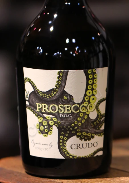 Этикетка игристое вино treviso crudo prosecco 0.75л