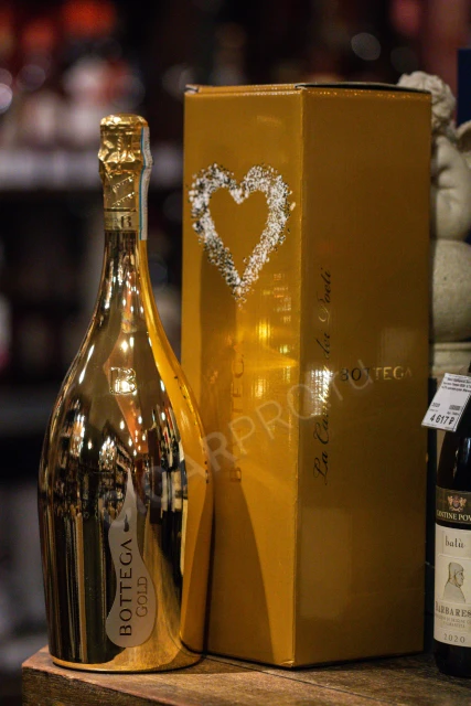 Bottega Gold Prosecco Brut Игристое вино Боттега Голд Просекко Брют 1.5л в подарочной упаковке