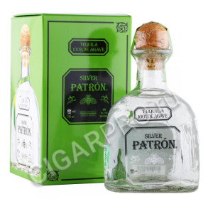 текила patron silver 0.75л в подарочной упаковке