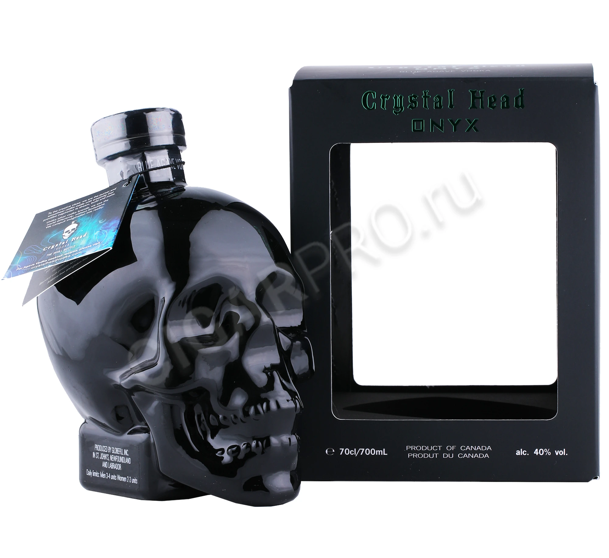 Crystal Head Onyx купить Водку Кристал Хэд Оникс 0.7л цена | Cigar Pro