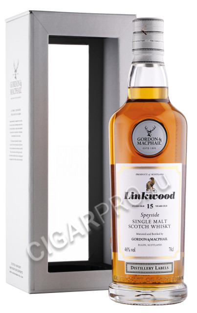 виски linkwood 15 years 0.7л в подарочной упаковке