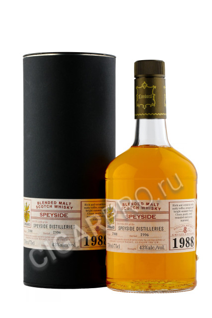 виски lombard speyside 1988 0.75л