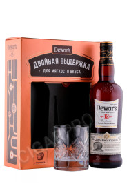 dewars 12 years old + 1 бокал 0.7л