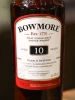 Этикетка Виски Bowmore 10 Years Old 1л