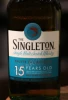 Этикетка Виски Синглтон 15 лет 0.7л