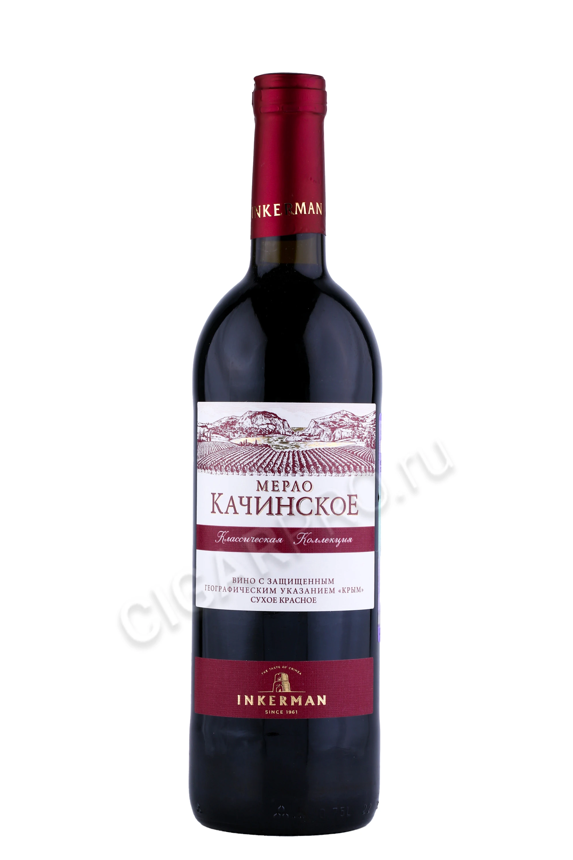 Inkerman Merlot купить вино Инкерман Мерло Качинское 0.75л цена