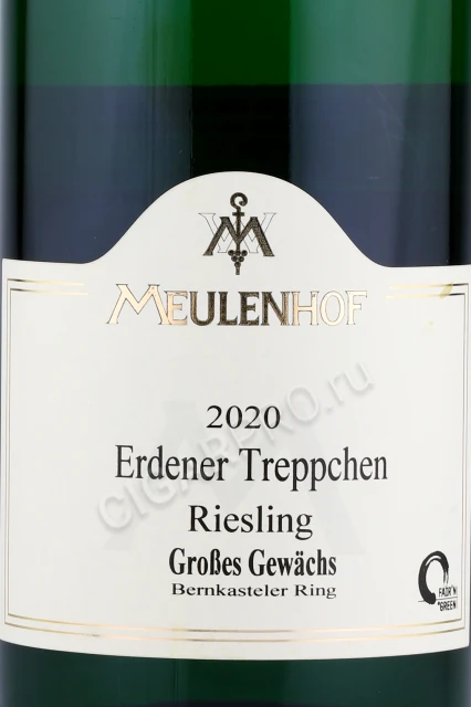 Этикетка Вино Мойленхоф Эрдэнер Треппхен Рислинг Гроссес Гевекс Трокен 0.75л