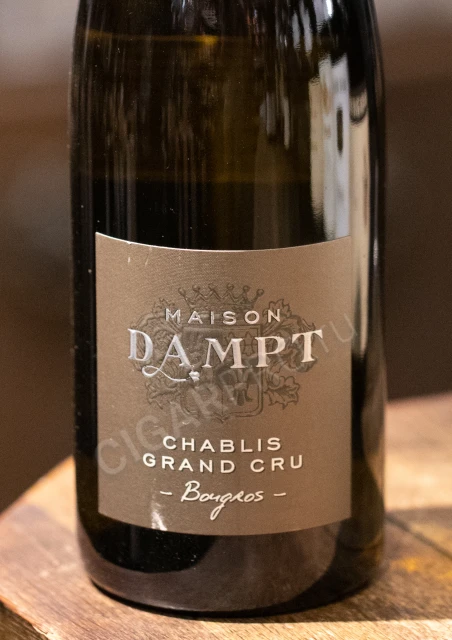 Этикетка Вино Maison Dampt Chablis Grand Cru 2021 0.75л