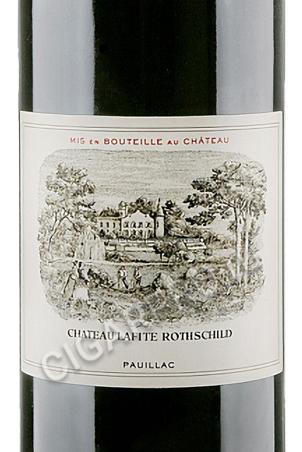 этикетка chateau lafite rothschild pauillac aoc grand cru 1983 0.75л