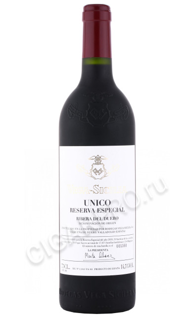 вино vega sicilia unico 2010г 0.75л