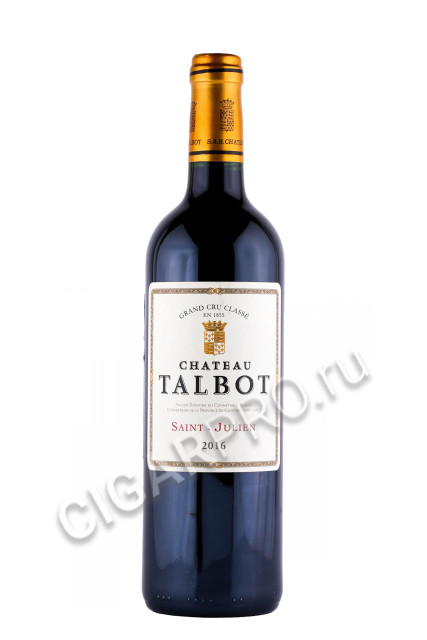Chateau Talbot Grand Cru Classe St Julien Вино Шато Тальбо Гран Крю Классе Сен Жюльен 0.75л