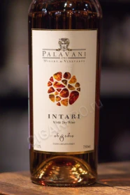 Этикетка Вино Палавани Интари 0.75л