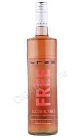 Вино Бри Фри розовое полусладкое безалкогольное 0.75л