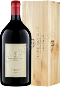 Вино Горголи Тоскана Терре дель Бруно Фаттория Поньи 3л в подарочной упаковке