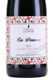 этикетка la dama garnacha vinas viejas do 0.75л